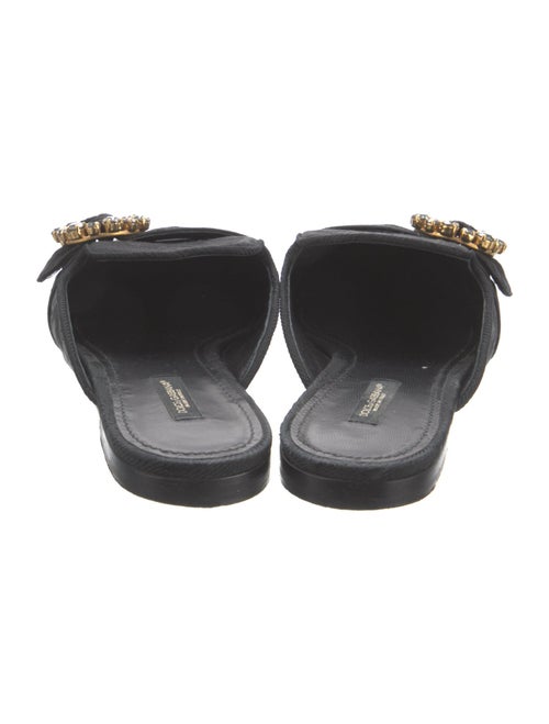 Dolce & Gabbana Crystal Embellishments Slides