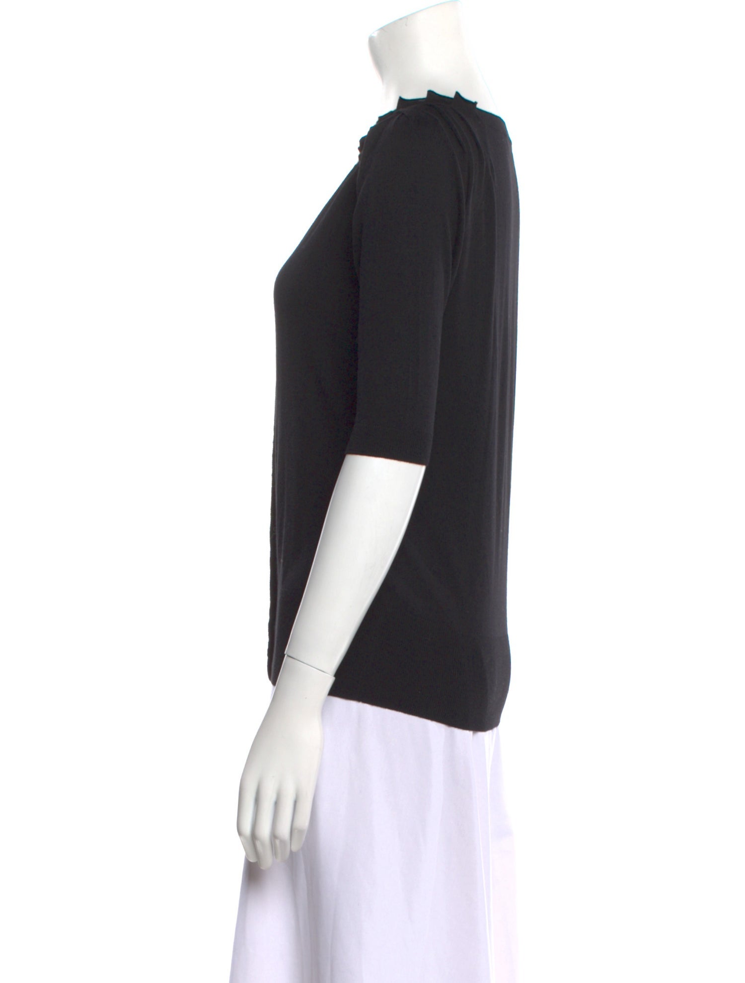 Dolce & Gabbana Virgin Wool Scoop Neck Sweater