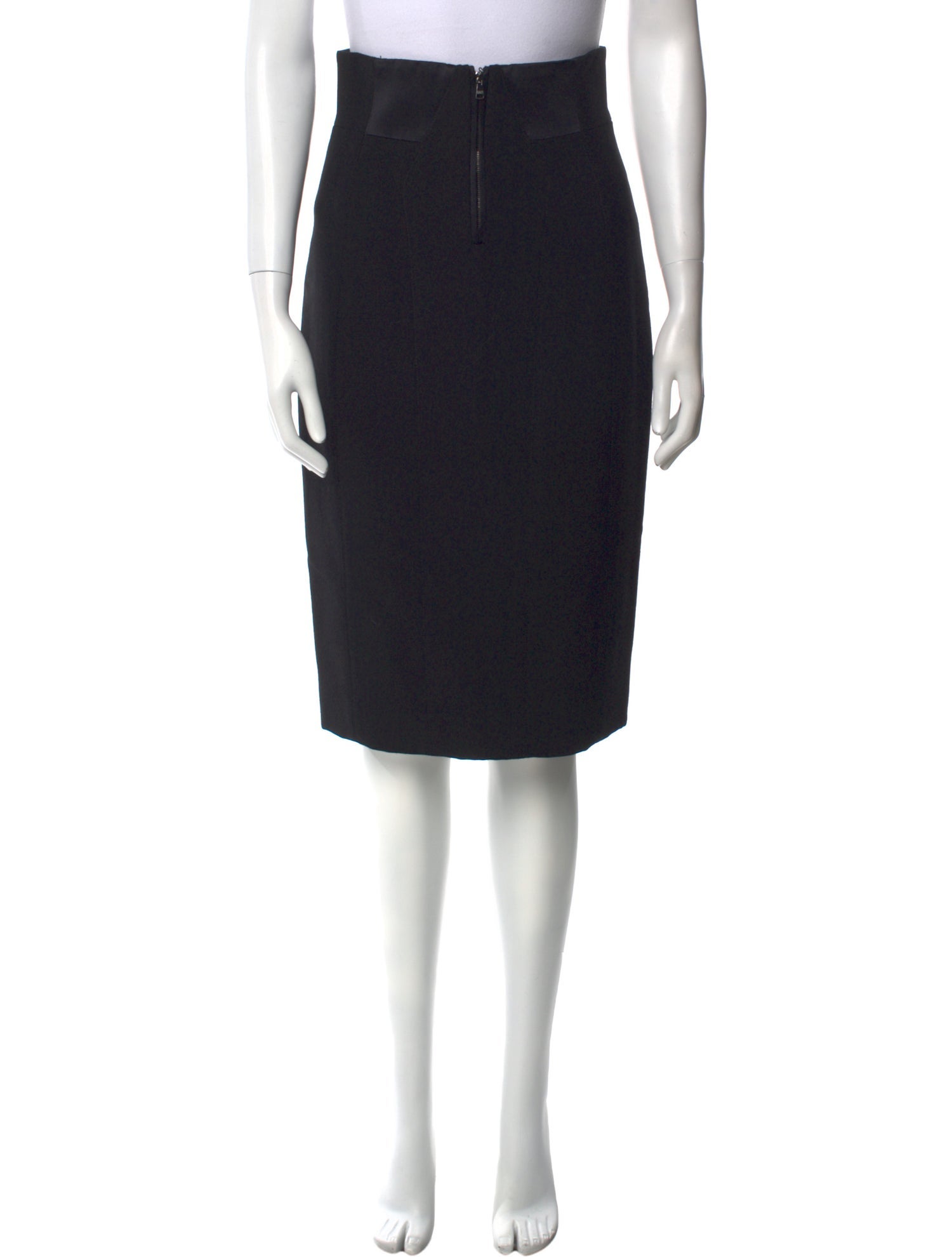 Dolce & Gabbana Virgin Wool Knee-Length Skirt
