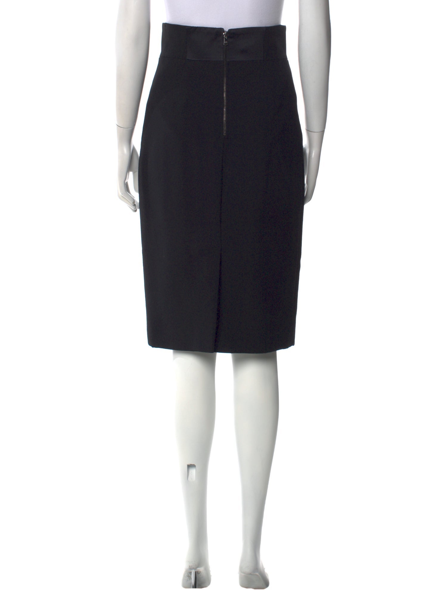 Dolce & Gabbana Virgin Wool Knee-Length Skirt