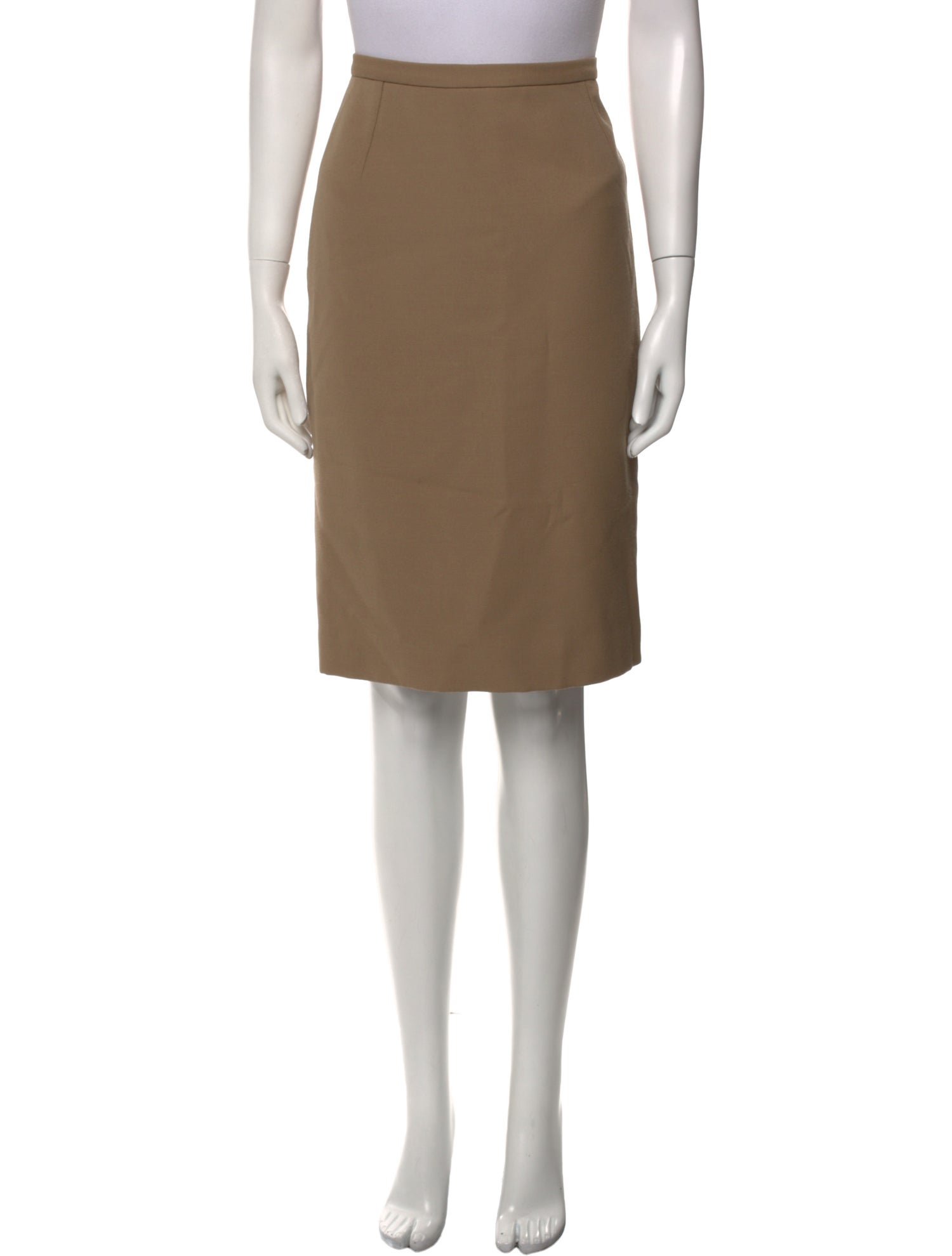 Dolce & Gabbana Virgin Wool Knee-Length Skirt