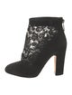 Dolce & Gabbana Suede Lace Pattern Boots