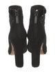 Dolce & Gabbana Suede Lace Pattern Boots