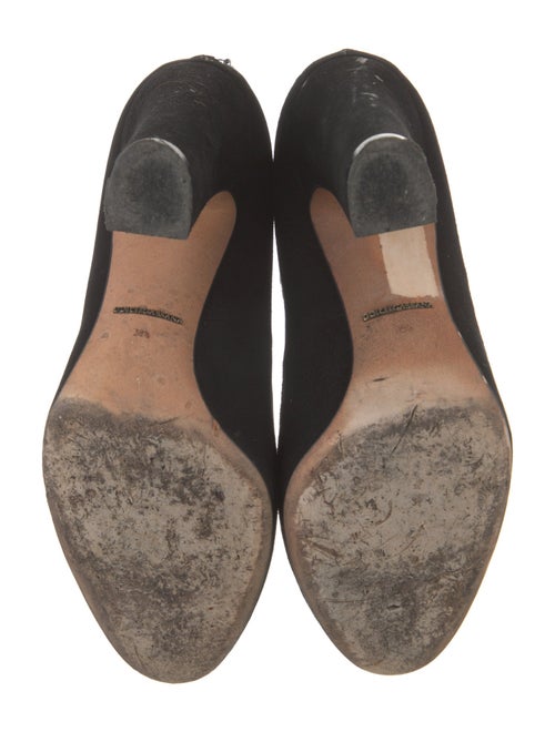 Dolce & Gabbana Suede Lace Pattern Boots