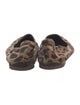 Dolce & Gabbana Canvas Animal Print Ballet Flats