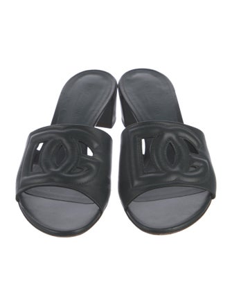 Dolce & Gabbana Leather Slides