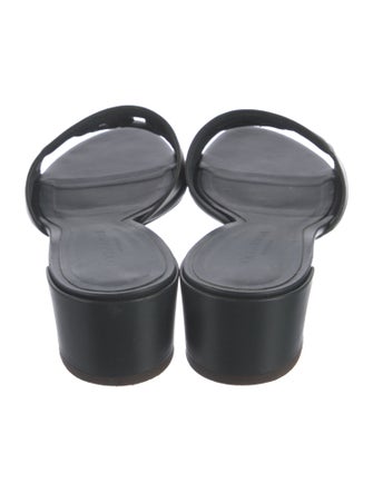 Dolce & Gabbana Leather Slides