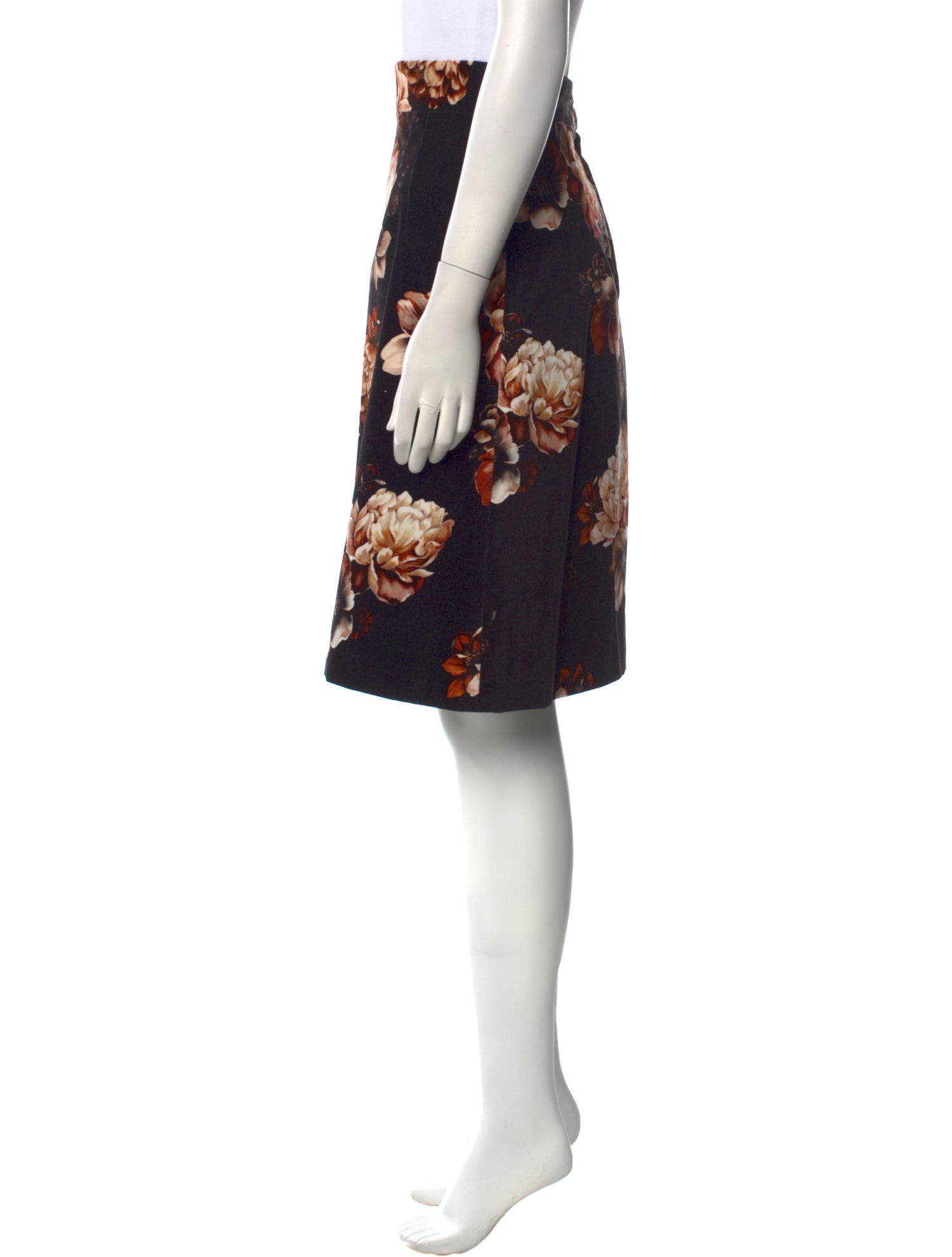Dolce & Gabbana Floral Print Knee-Length Skirt