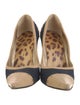 Dolce & Gabbana Canvas Studded Accents Pumps