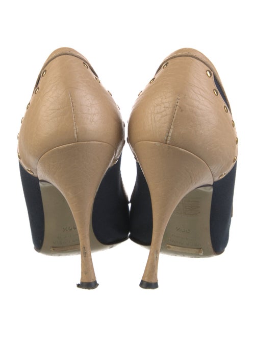 Dolce & Gabbana Canvas Studded Accents Pumps