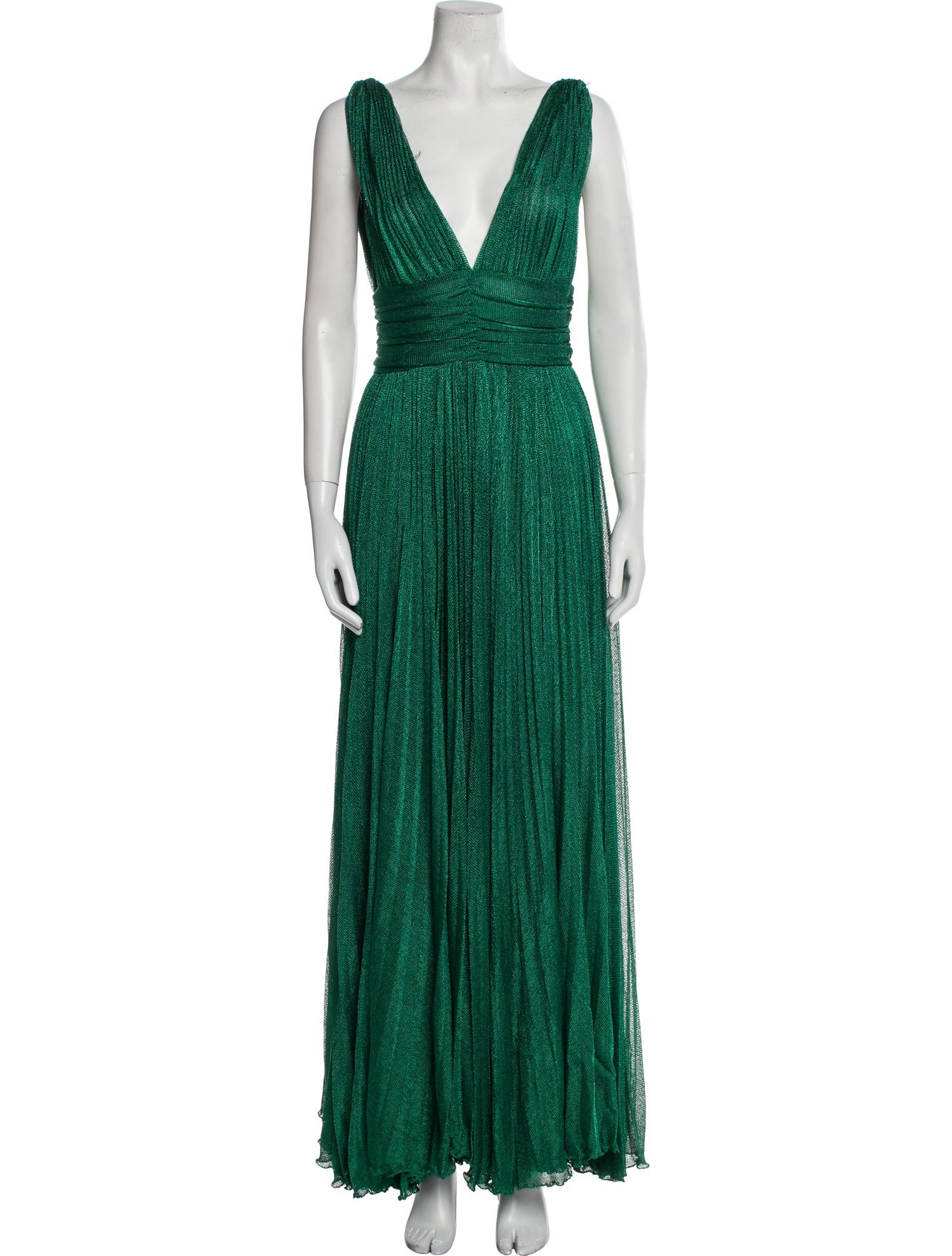 Dolce & Gabbana V-Neck Long Dress