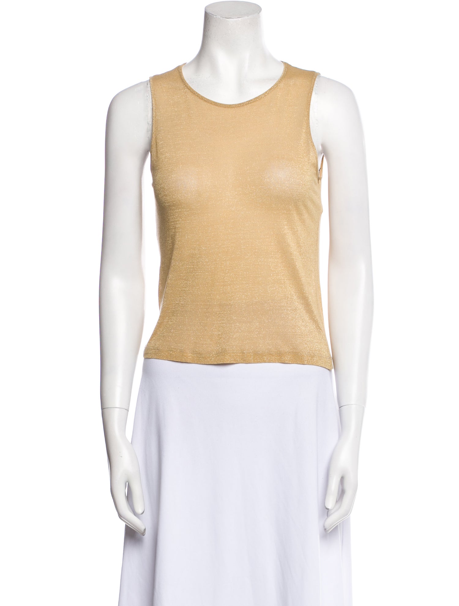 D&G Scoop Neck Sleeveless Top