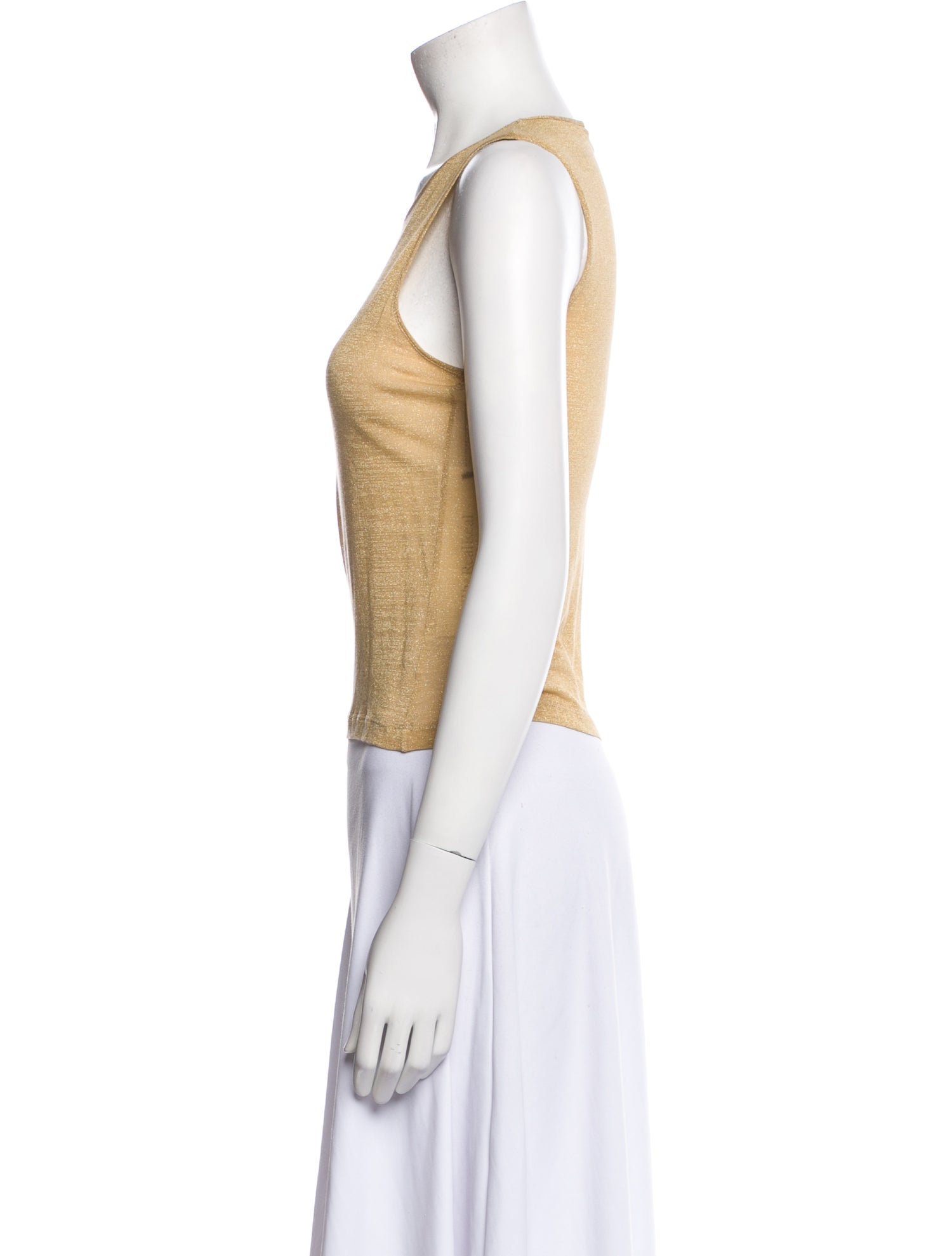 D&G Scoop Neck Sleeveless Top
