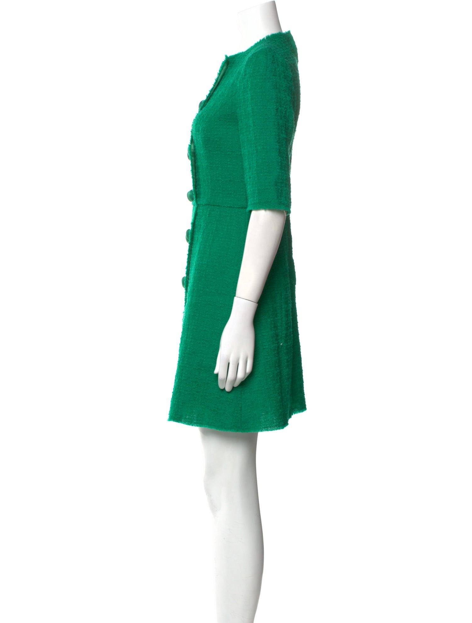 Dolce & Gabbana Virgin Wool Mini Dress