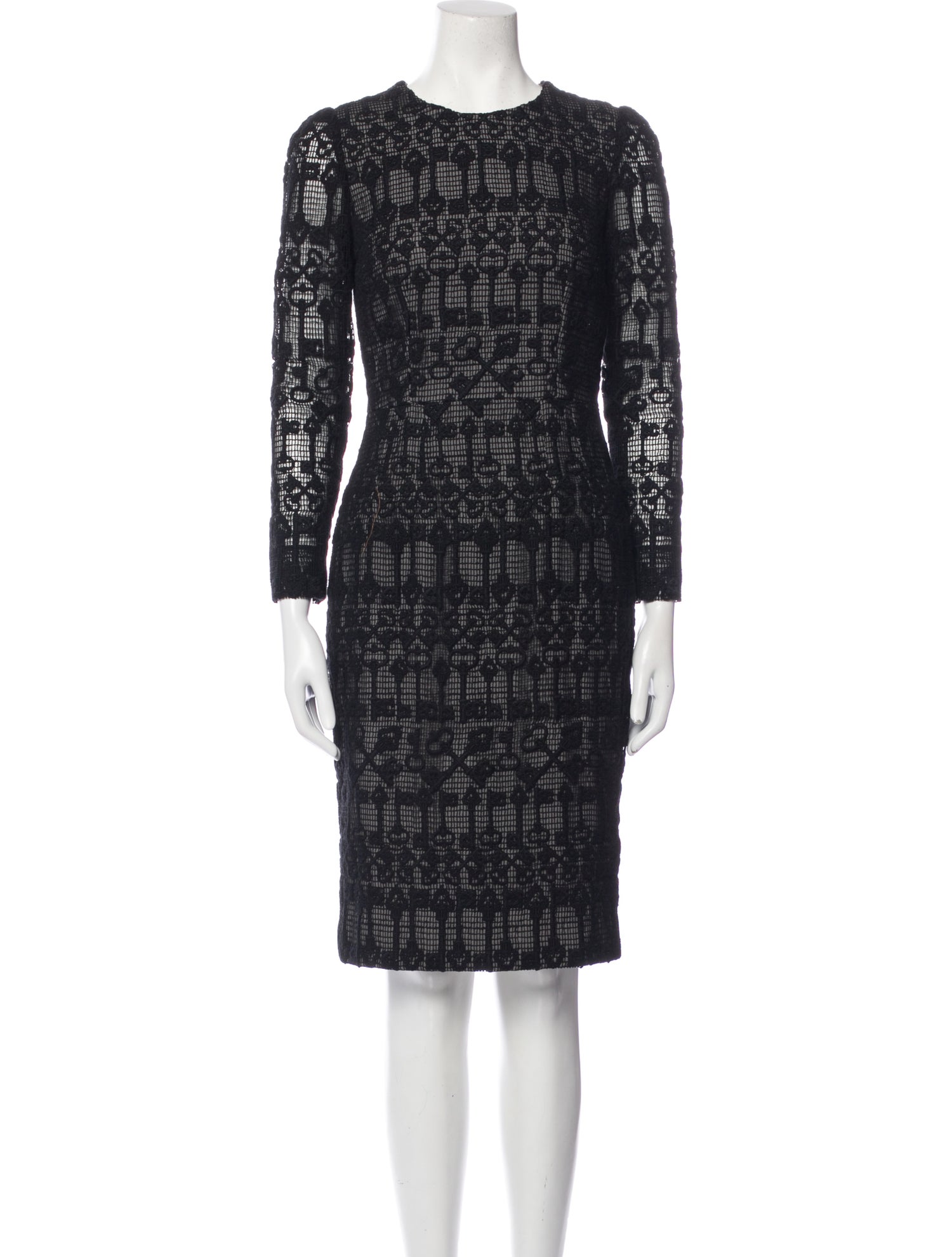 Dolce & Gabbana Printed Knee-Length Dress