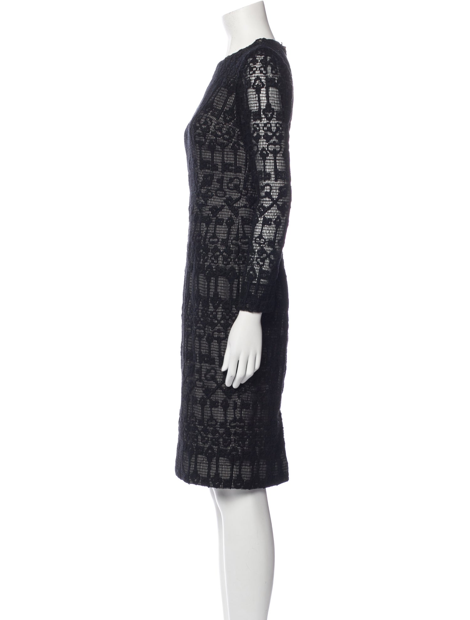 Dolce & Gabbana Printed Knee-Length Dress