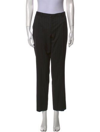 Dolce & Gabbana Virgin Wool Straight Leg Pants