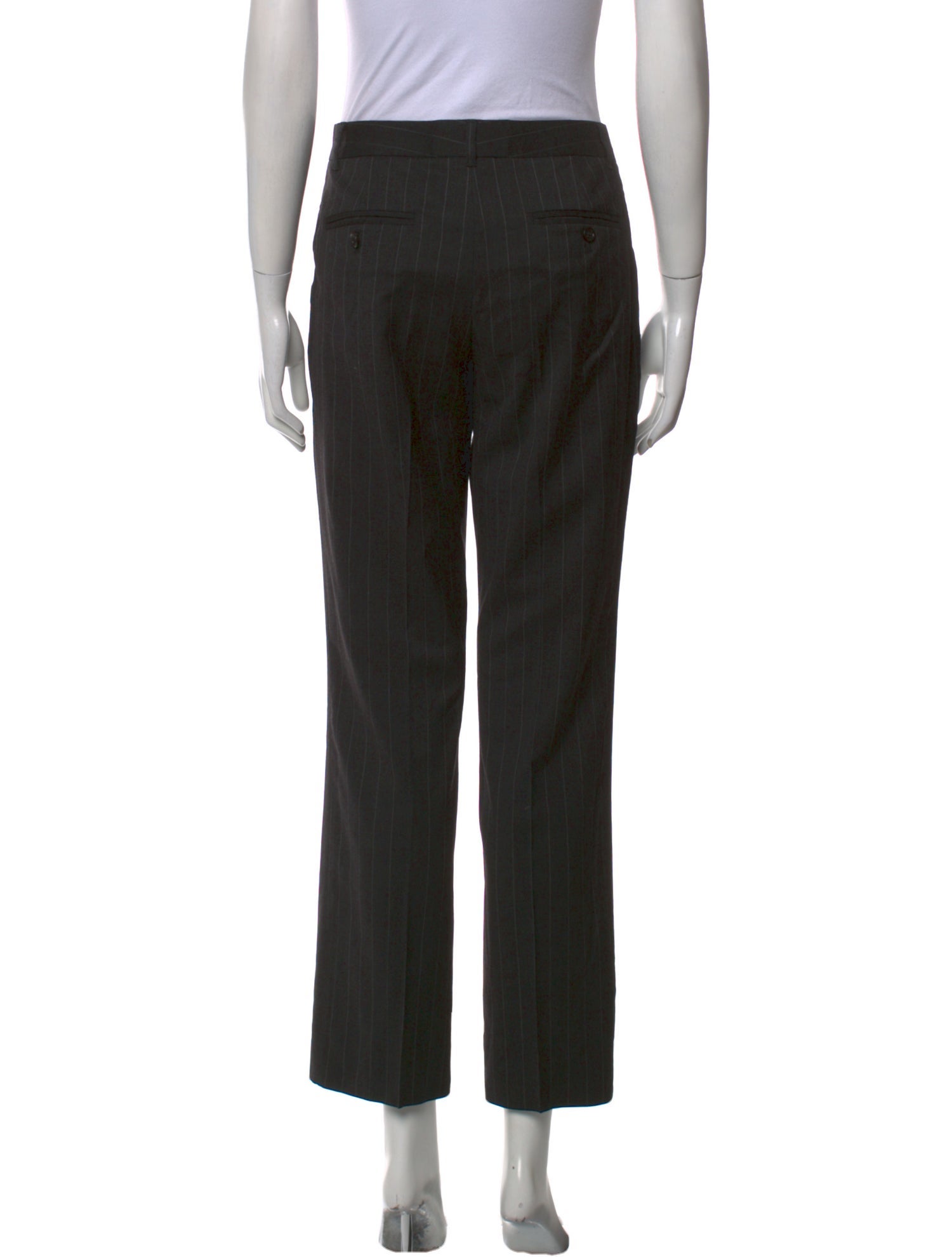 Dolce & Gabbana Virgin Wool Straight Leg Pants