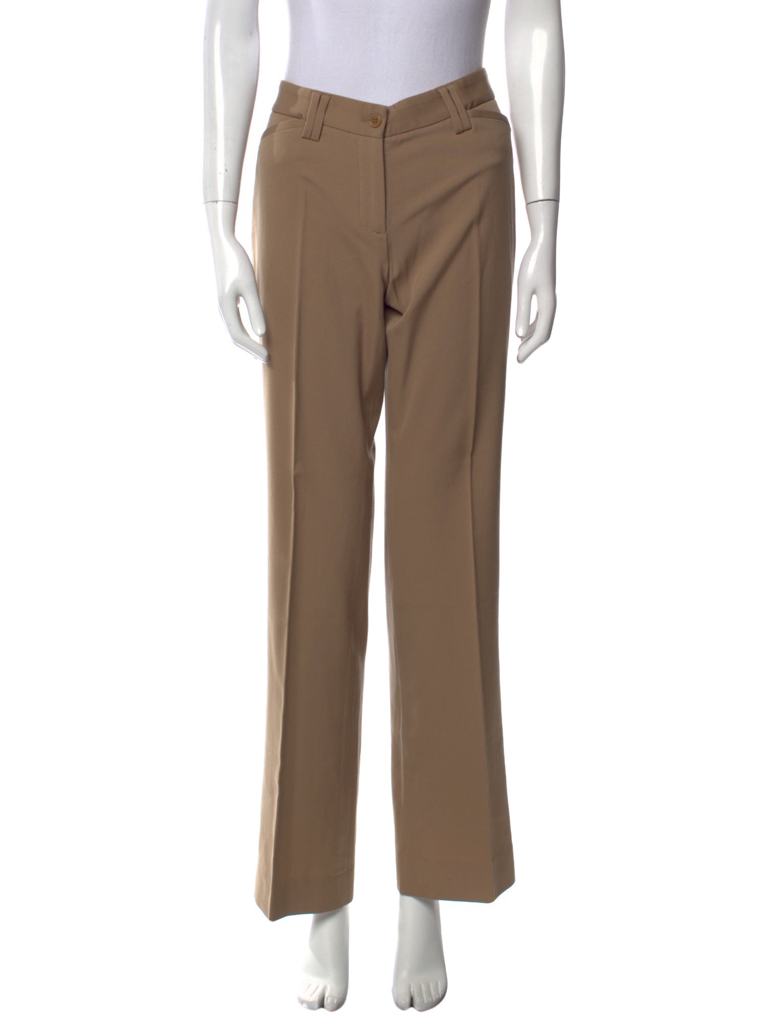 Dolce & Gabbana Virgin Wool Wide Leg Pants