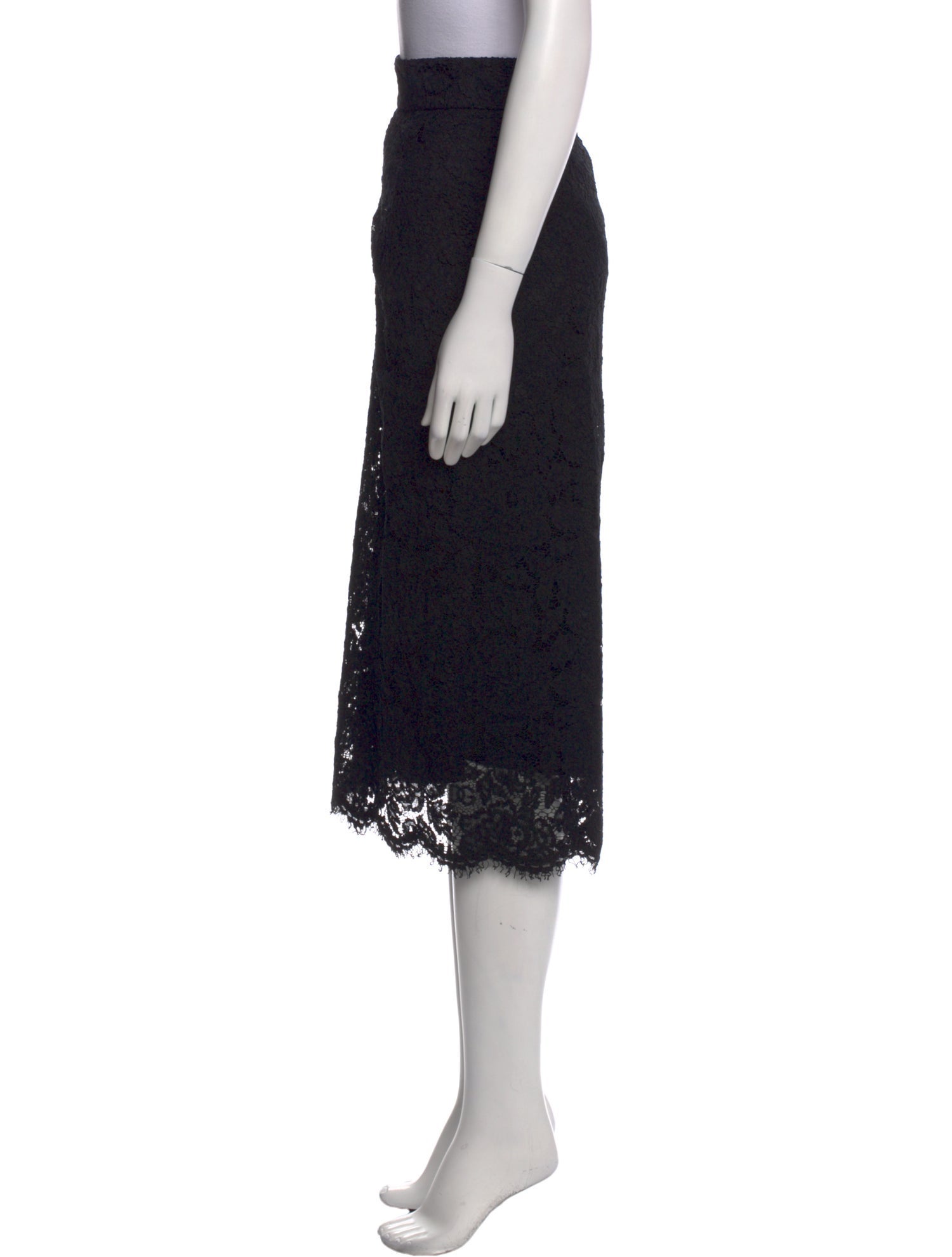 Dolce & Gabbana Lace Pattern Mini Skirt w/ Tags