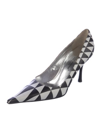 Dolce & Gabbana Leather Printed Pumps