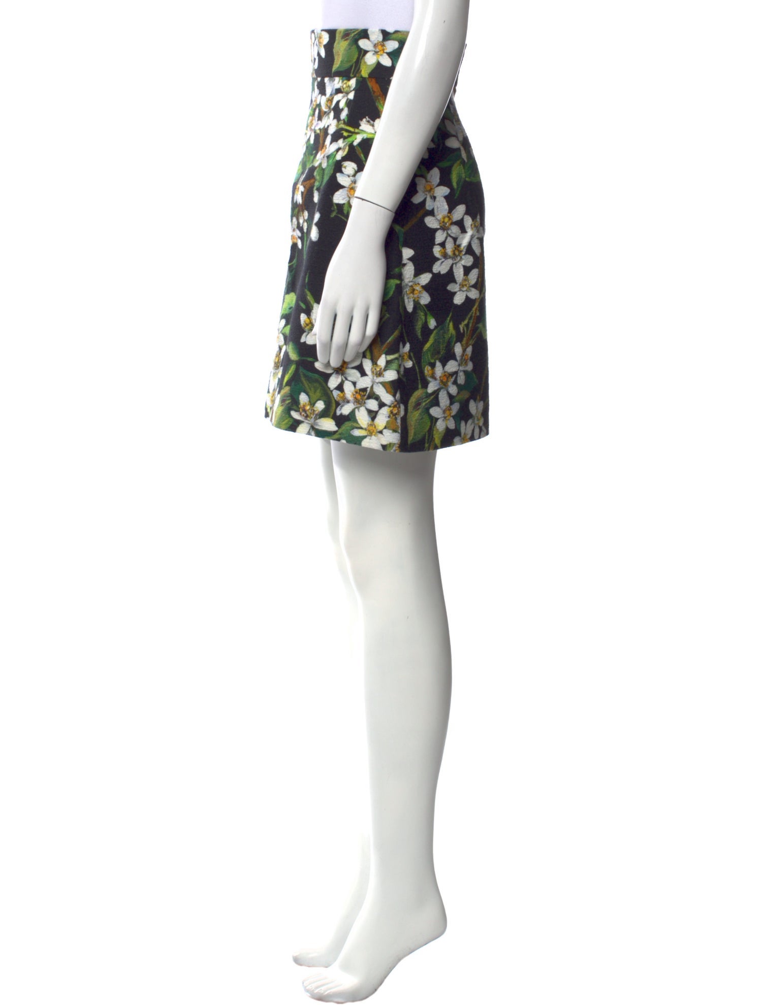 Dolce & Gabbana Floral Print Mini Skirt