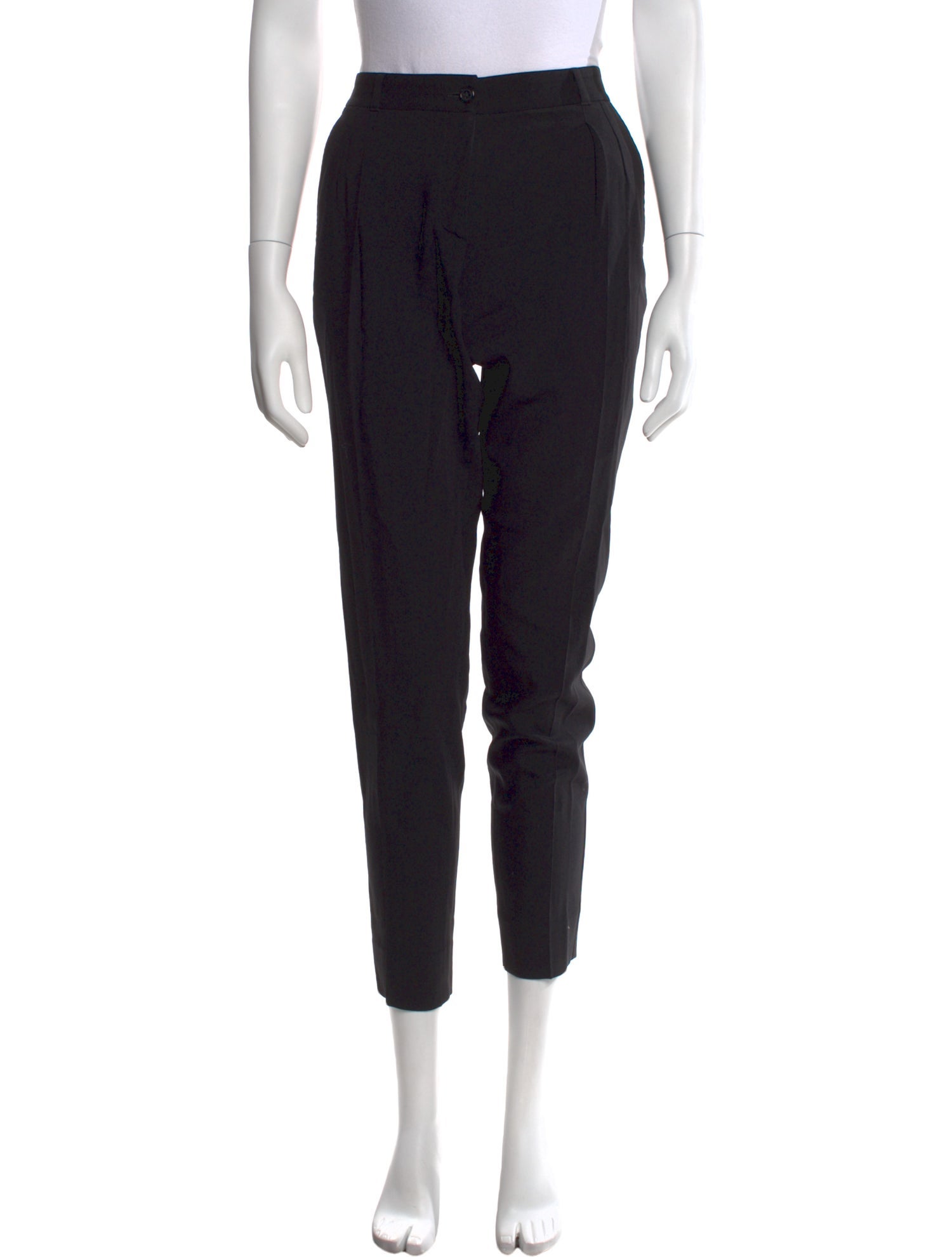 Dolce & Gabbana Virgin Wool Skinny Leg Pants