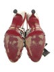 Dolce & Gabbana Canvas Animal Print Sandals