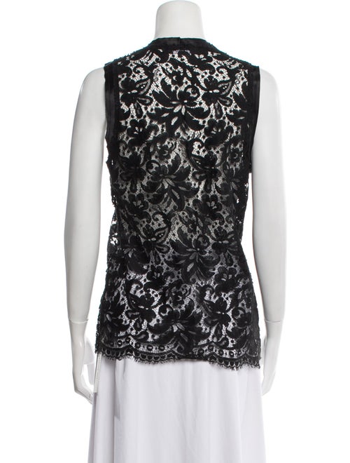 Dolce & Gabbana Lace Lace Pattern Top