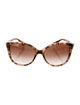 Dolce & Gabbana Oversize Gradient Sunglasses