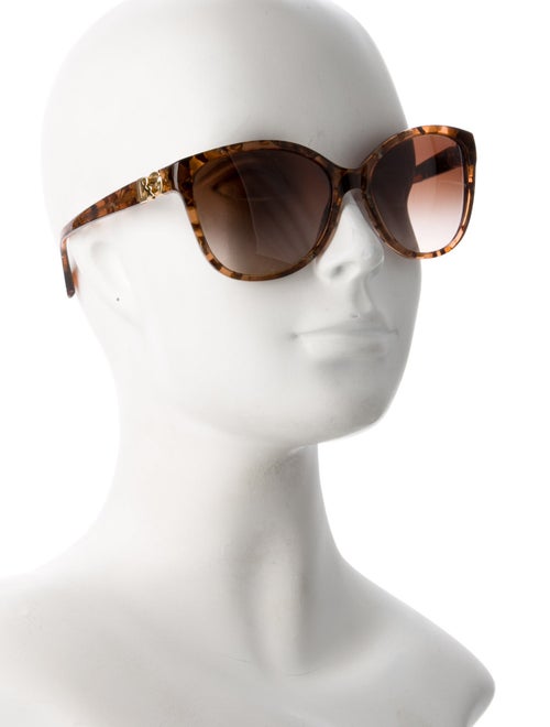 Dolce & Gabbana Oversize Gradient Sunglasses