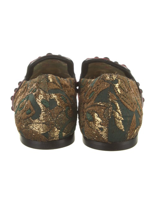 Dolce & Gabbana Velvet Patterned Loafers