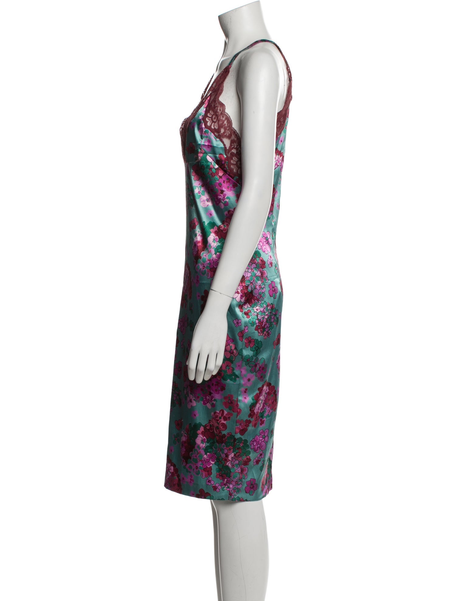 D&G Floral Print Knee-Length Dress