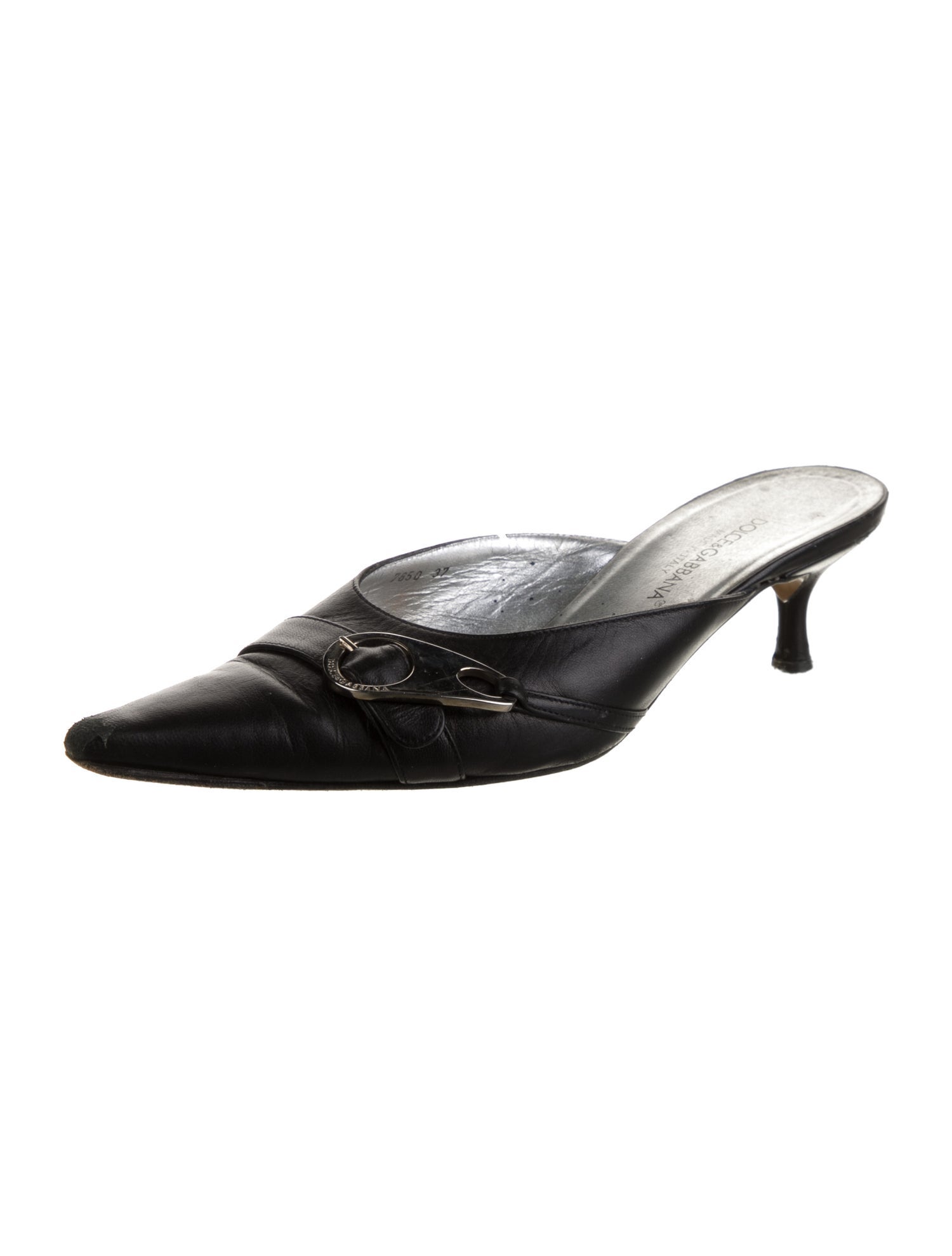 Dolce & Gabbana Leather Mules