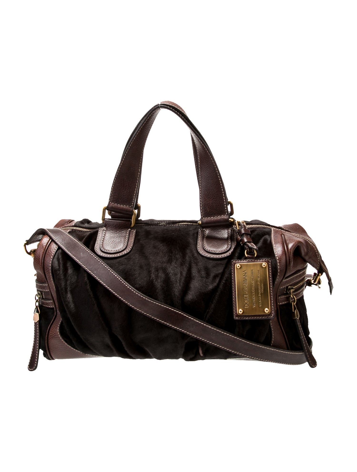 Dolce & Gabbana Ponyhair Top Handle Bag