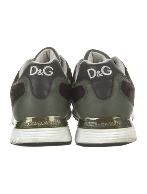 Dolce & Gabbana Mesh Printed Athletic Sneakers