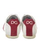 Dolce & Gabbana Leather Colorblock Pattern Sneakers