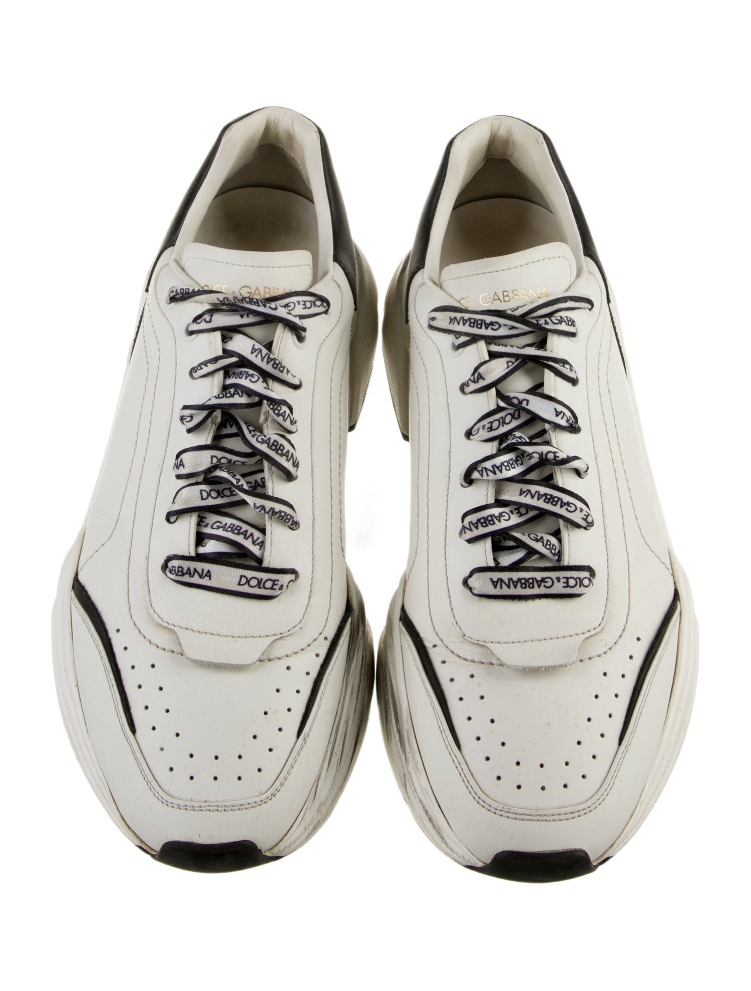 Dolce & Gabbana Leather Athletic Sneakers