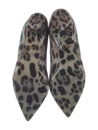 Dolce & Gabbana Neoprene Floral Print Sock Boots