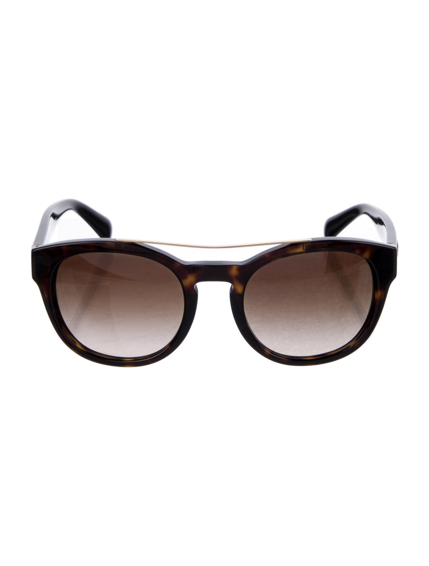 Dolce & Gabbana Round Gradient Sunglasses