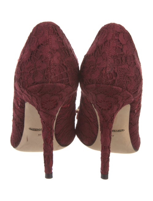 Dolce & Gabbana Lace Lace Pattern Pumps