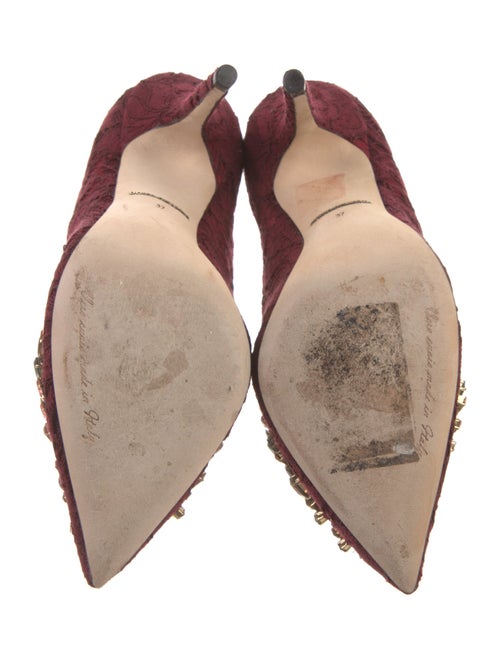 Dolce & Gabbana Lace Lace Pattern Pumps