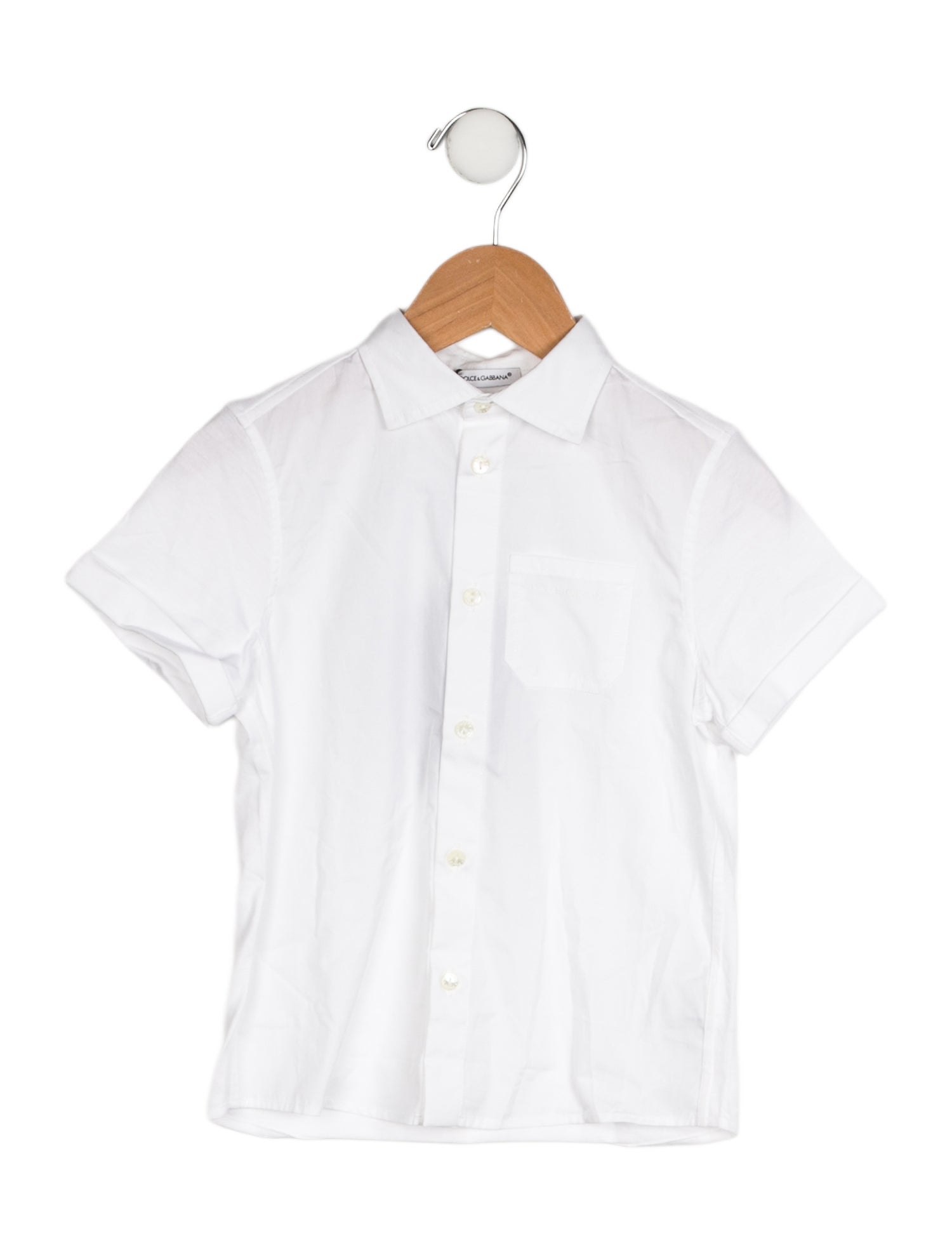 Dolce & Gabbana Collared Short Sleeve Top w/ Tags