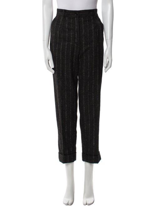 Dolce & Gabbana Alpaca Straight Leg Pants