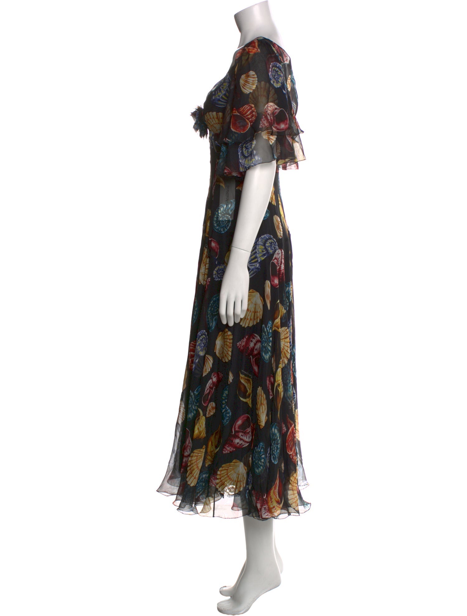 Dolce & Gabbana Silk Long Dress w/ Tags