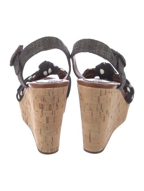 Dolce & Gabbana Polka Dot Print Slingback Sandals