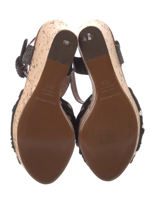 Dolce & Gabbana Polka Dot Print Slingback Sandals