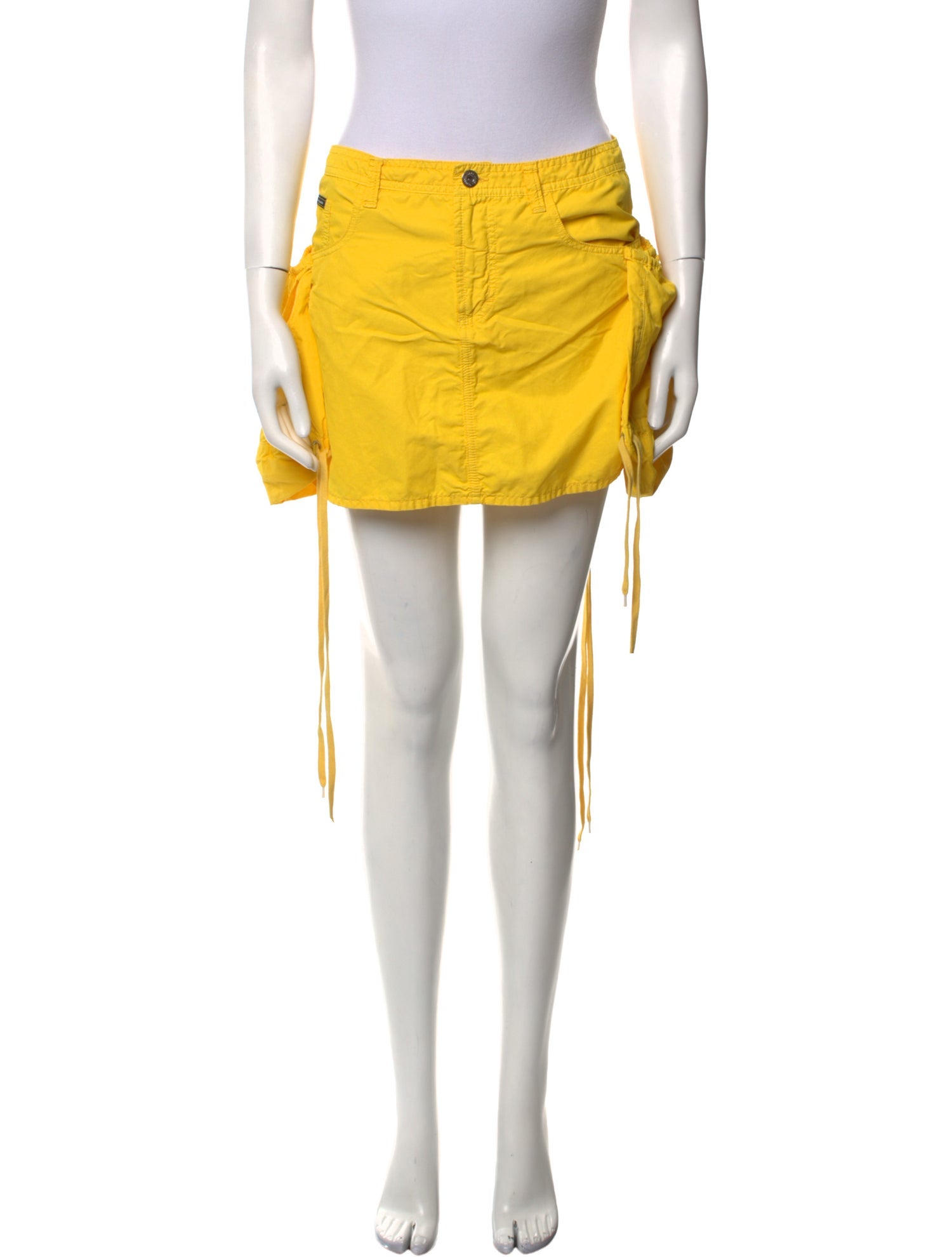 D&G Crochet Trim Knee-Length Skirt