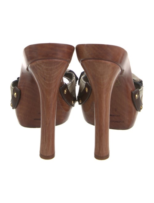 Dolce & Gabbana Canvas Floral Print Slides