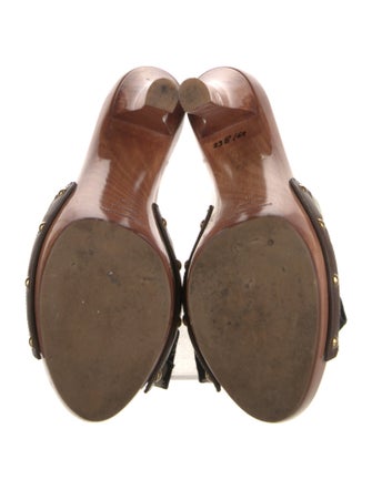 Dolce & Gabbana Canvas Floral Print Slides